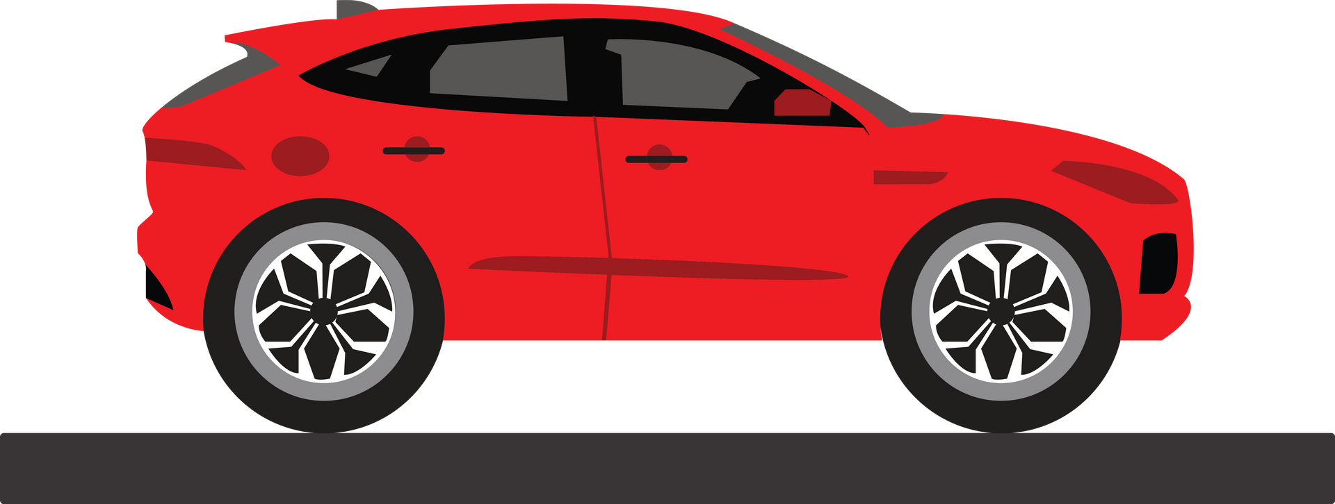 Illustration vectorielle d'une voiture