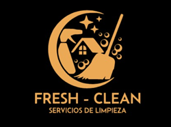 A logo for fresh clean servicios de limpieza