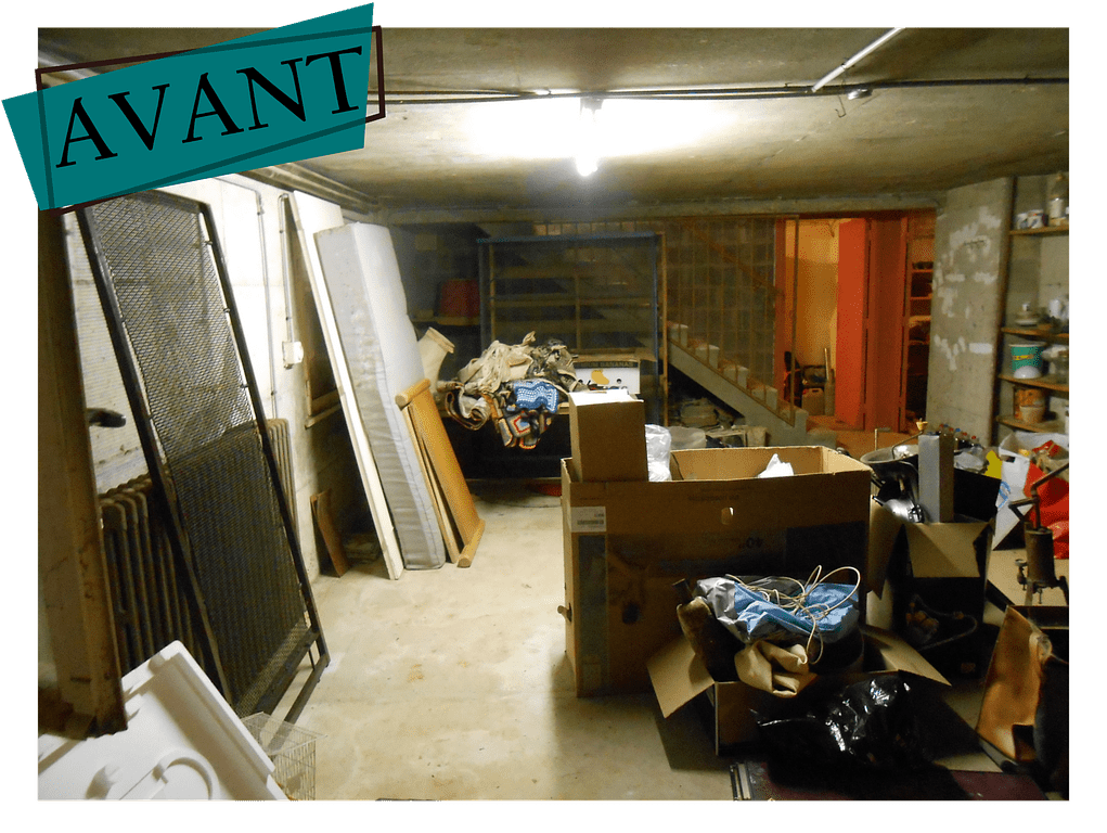 Faites vider votre cave - avant