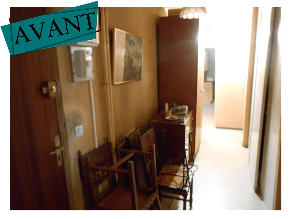 Rangement du couloir - avant