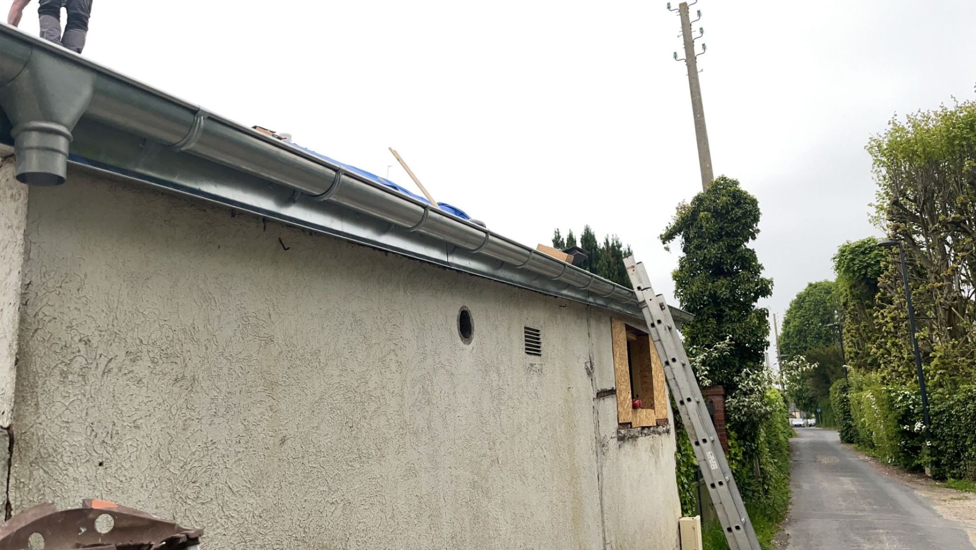 Remplacement de zinguerie