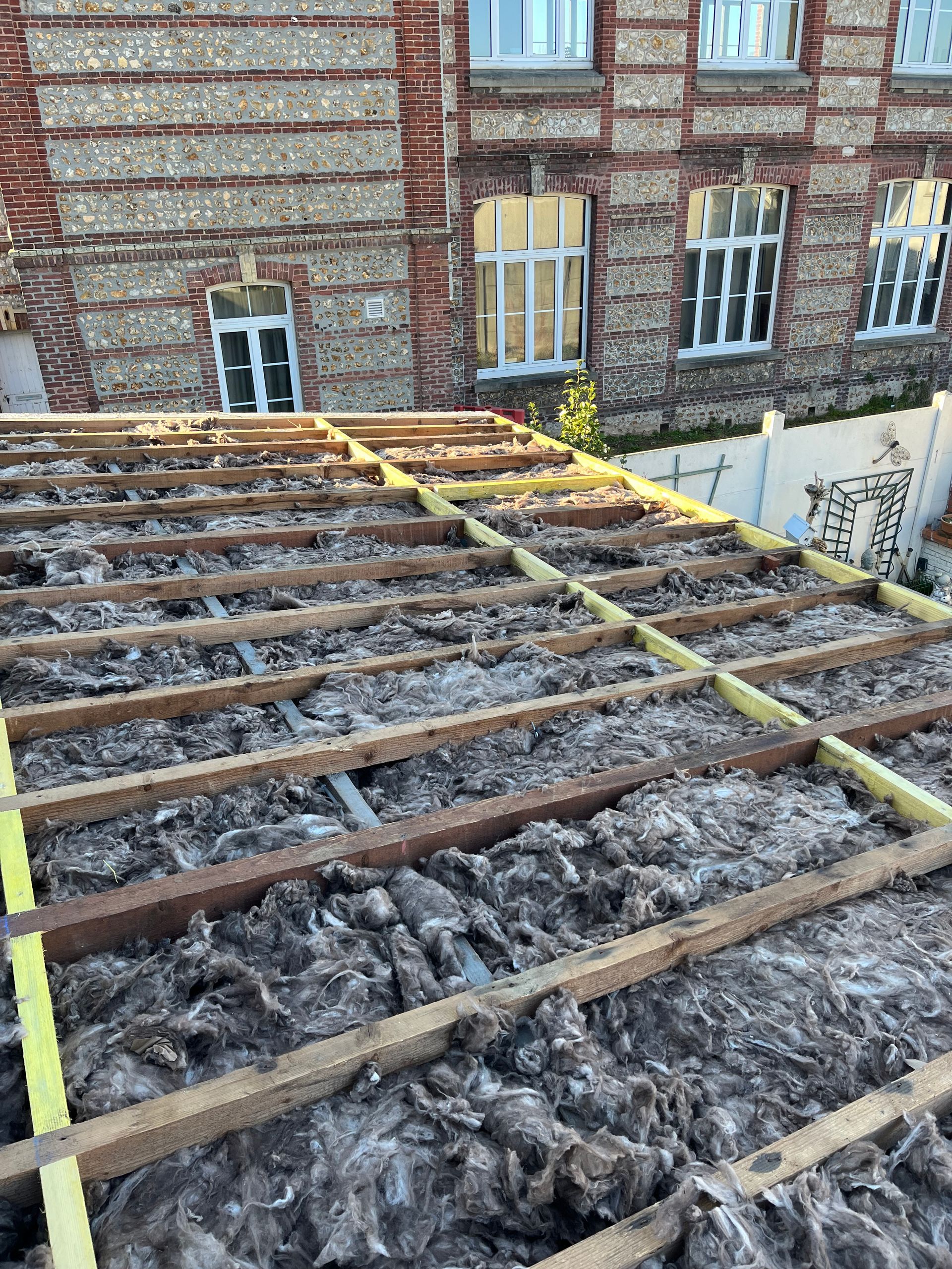 Toit monopente sans tôle