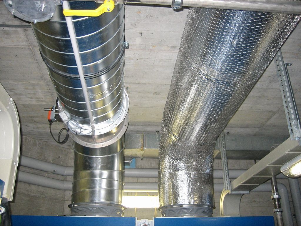 Besse et Vial Sàrl - Raccordements ventilation totem - Step de Bagnes