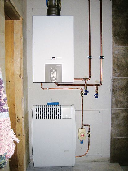 Besse et Vial Sàrl - Chauffe-eau instantané à gaz et radiateur à gaz