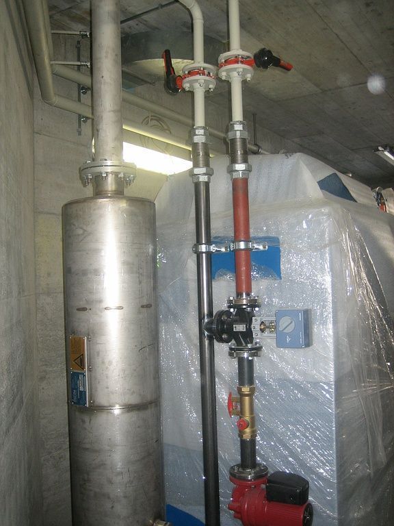 Besse et Vial Sàrl - Raccordements cuve eau chauffage - Step de Bagnes