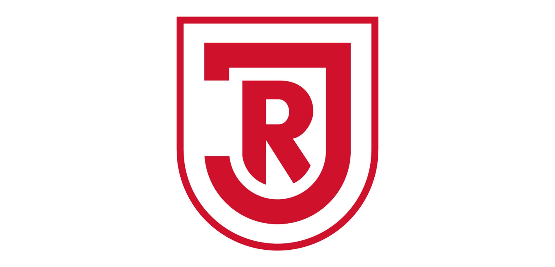 Ein rot-weißes Schild mit dem Buchstaben R darauf.