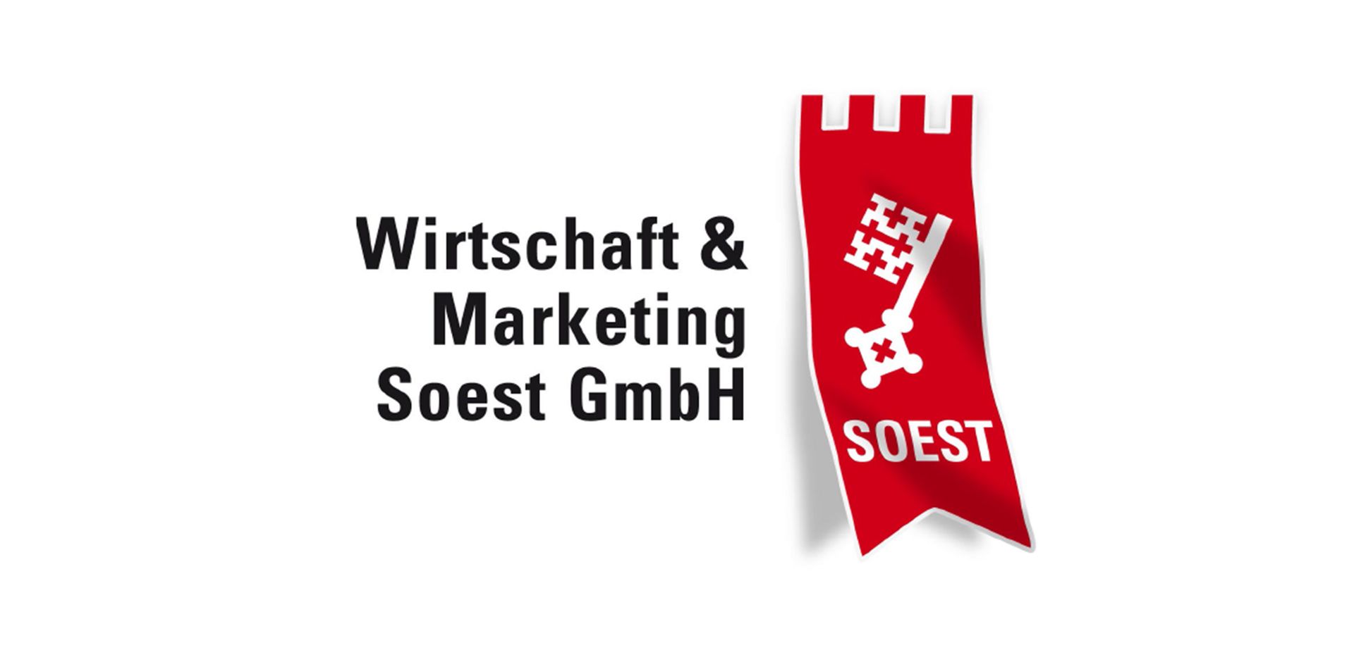 A logo for wirtschaft & marketing soest gmbh