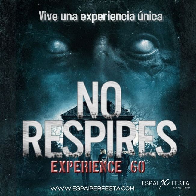 Afiche promocional oscuro de 