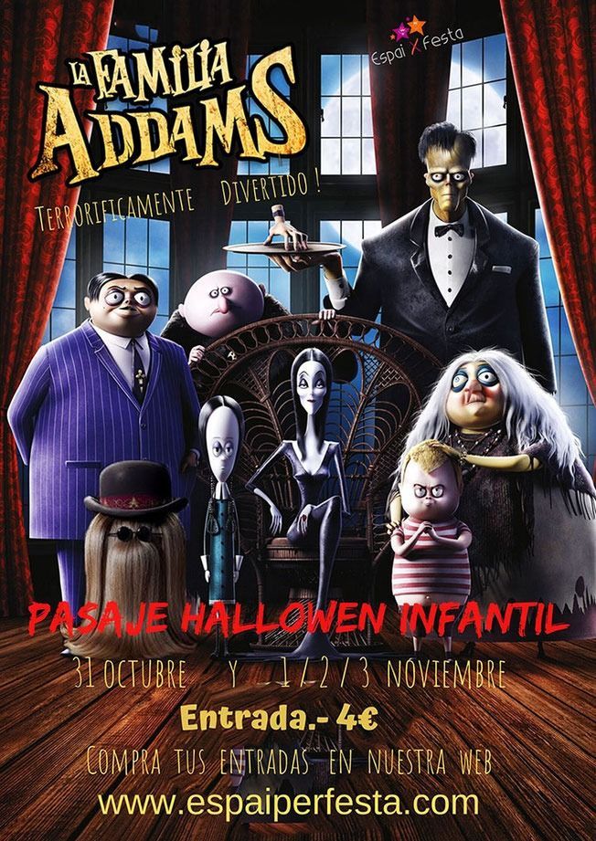 Cartel del evento de Halloween de 