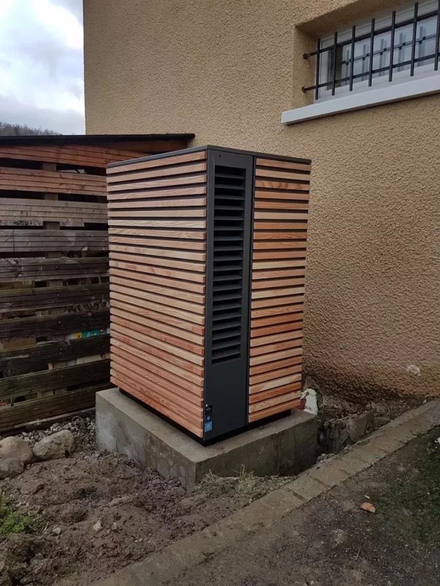 Pompe à chaleur marron