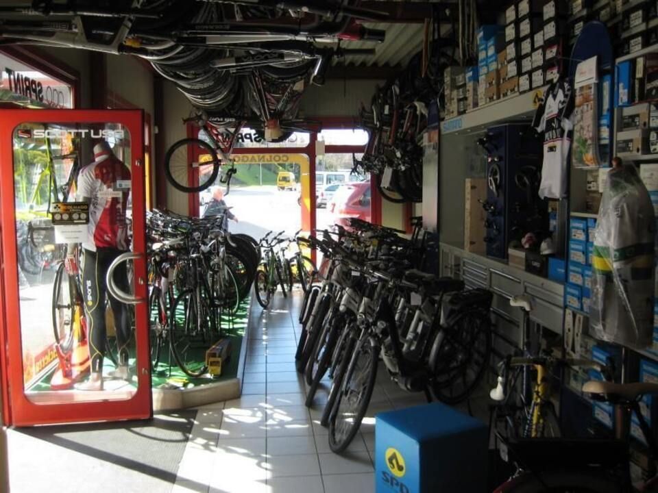 Biciclette in esposizione