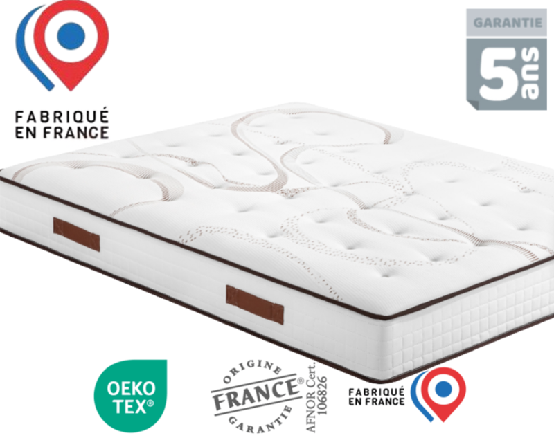 Matelas à ressorts. Fabriqué en France.