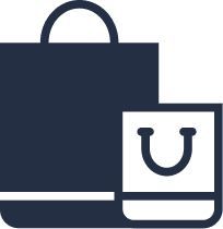 Picto sac de courses.