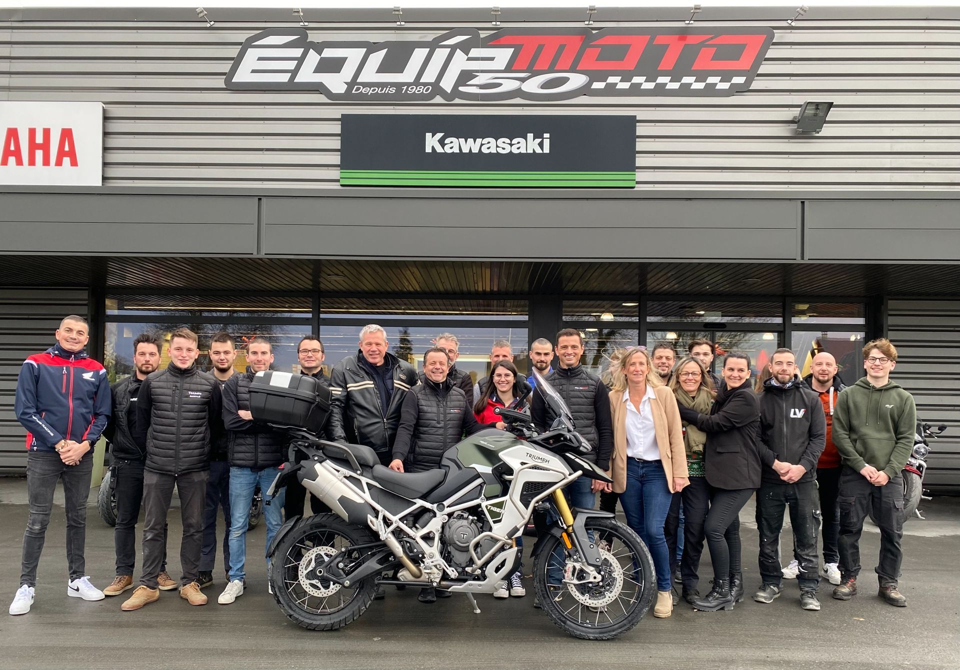 Enseigne de vente de moto