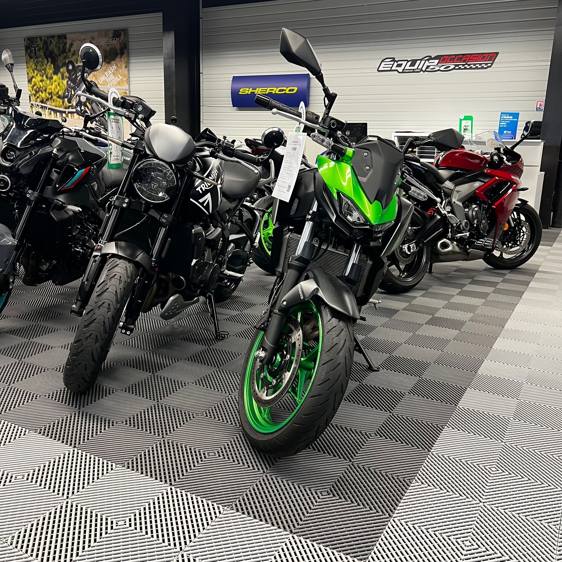 Espace de vente moto d'occasion EQUIP'MOTO50