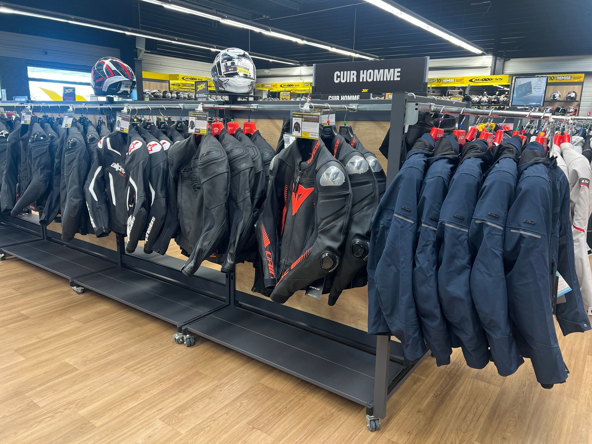 Équipements de motard