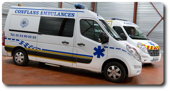 Intérieur ambulance