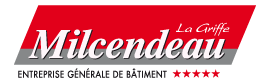 Logo Milcendeau La Griffe, entreprise g&eacute;n&eacute;rale du b&acirc;timent.