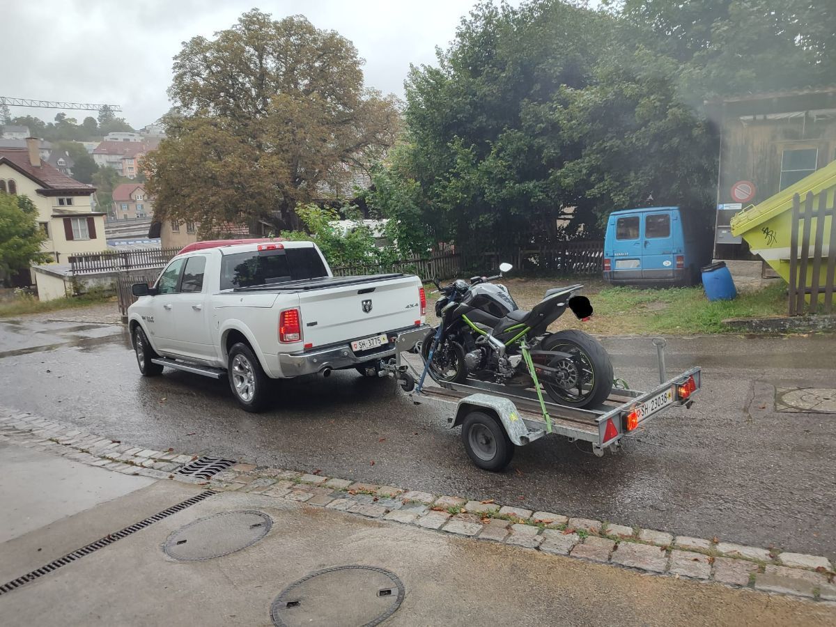 Autotransport Gretener Abschleppdienst Motorrad