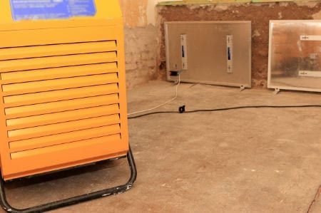 Flächenentfeuchtung