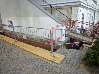 Baustellenabsicherung/ und -Einrichtung