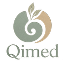 Un logotipo que presenta un emblema en espiral de color verde salvia y tostado con dos hojas en la parte superior, sobre la palabra 
