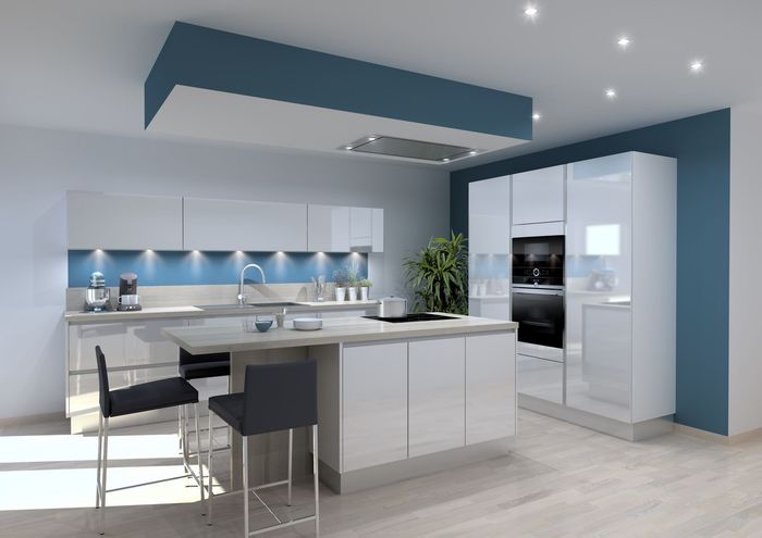Cuisine moderne et lumineuse