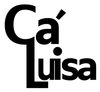 Logotipo negro estilizado con la inscripci&oacute;n &ldquo;Ca'Luisa&rdquo; sobre fondo blanco.