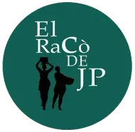 Un logotipo para El Raco de JP muestra a dos personas.