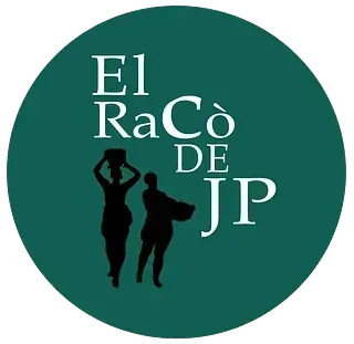 Un logotipo para El Raco de JP muestra a dos personas.
