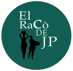 Un logotipo para El Raco de JP muestra a dos personas.