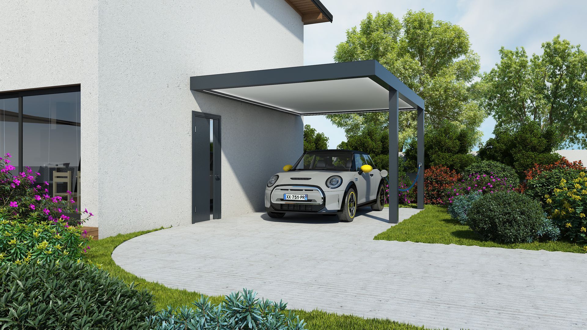 Carport en aluminium