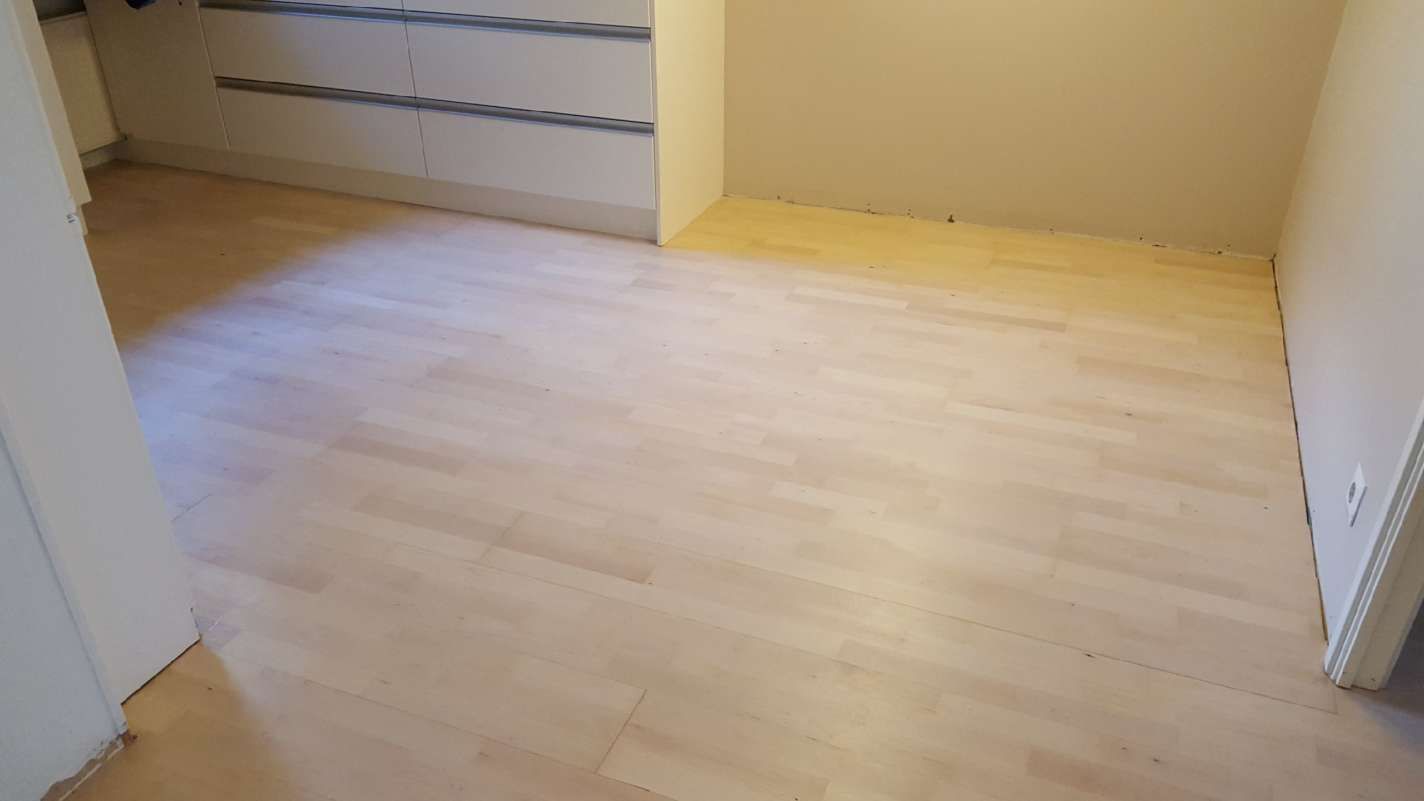 Hiottu parkettilattia