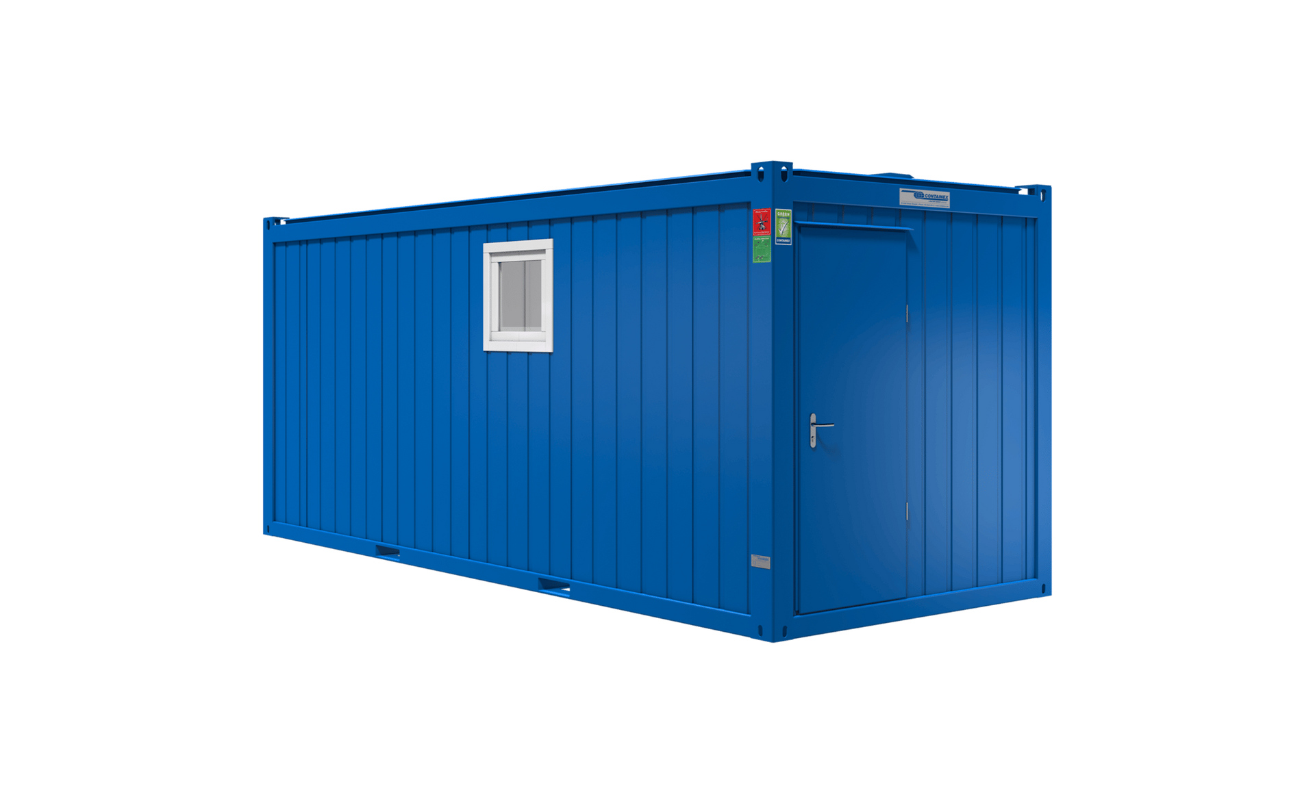 Geräumiger Sanitärcontainer mit flexibler Ausstattung für temporäre Nutzung Geräumiger Sanitärcontainer mit flexibler Ausstattung für temporäre Nutzung