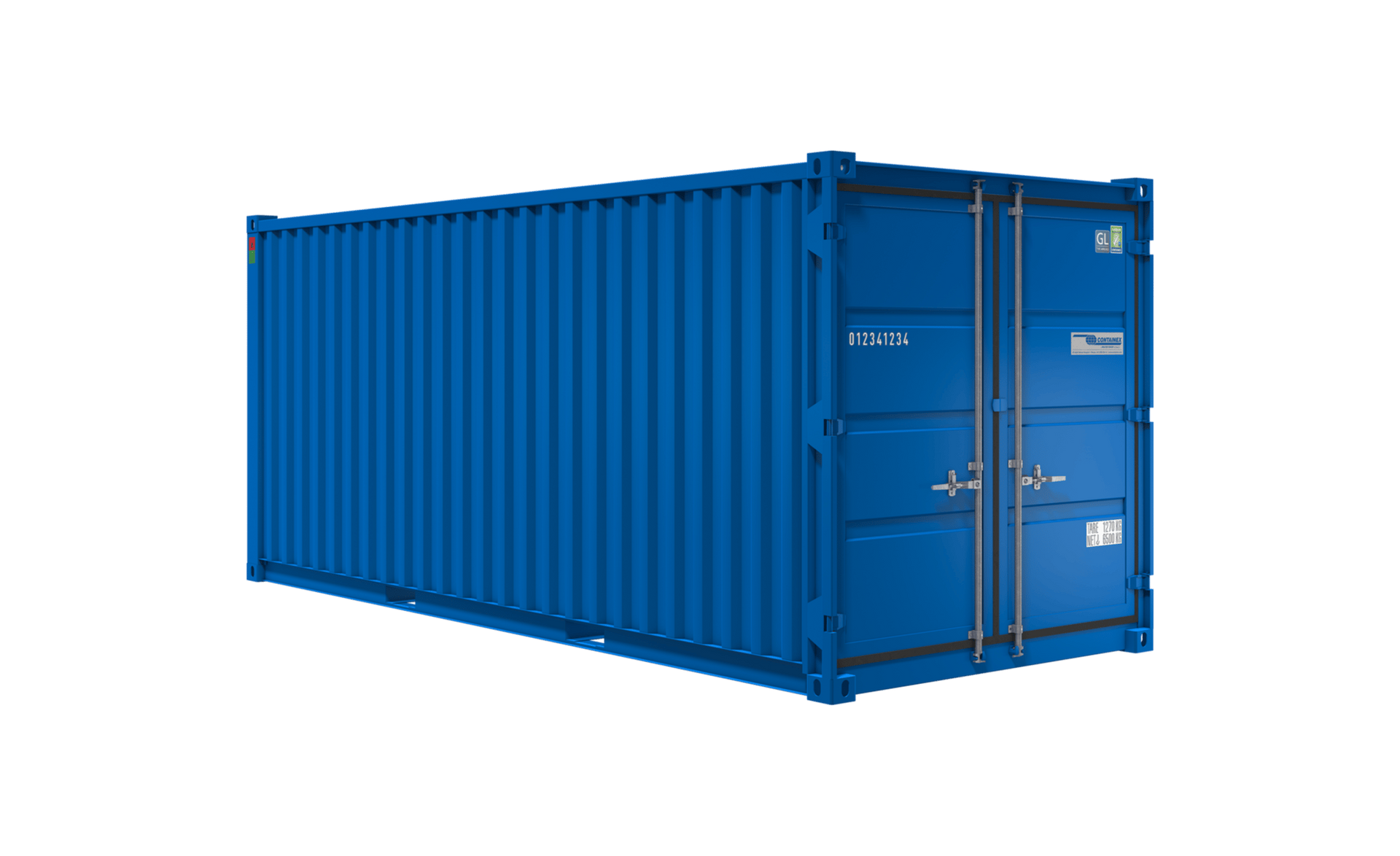 Kompakter Lagercontainer für sichere Lagerung von Werkzeugen und Materialien Kompakter Lagercontainer für sichere Lagerung von Werkzeugen und Materialien
