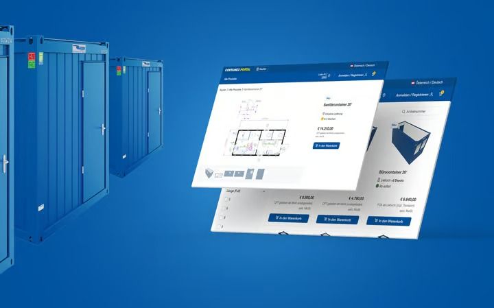 Digitale Konfiguration von Containeranlagen für Büro- und Wohnlösungen