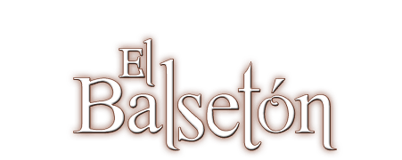La palabra el balseton está sobre un fondo blanco.