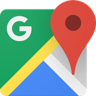 Lien vers Waze Logo Google Maps