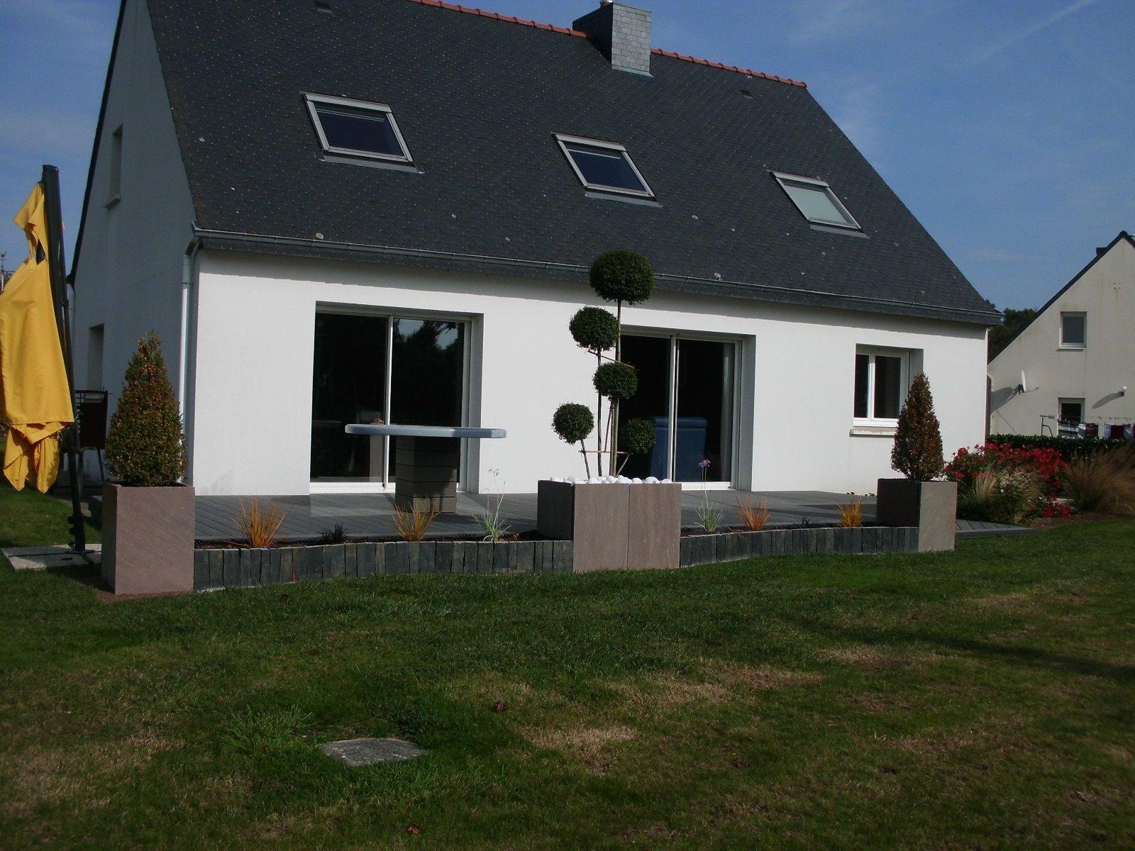 Enrochement et création escalier