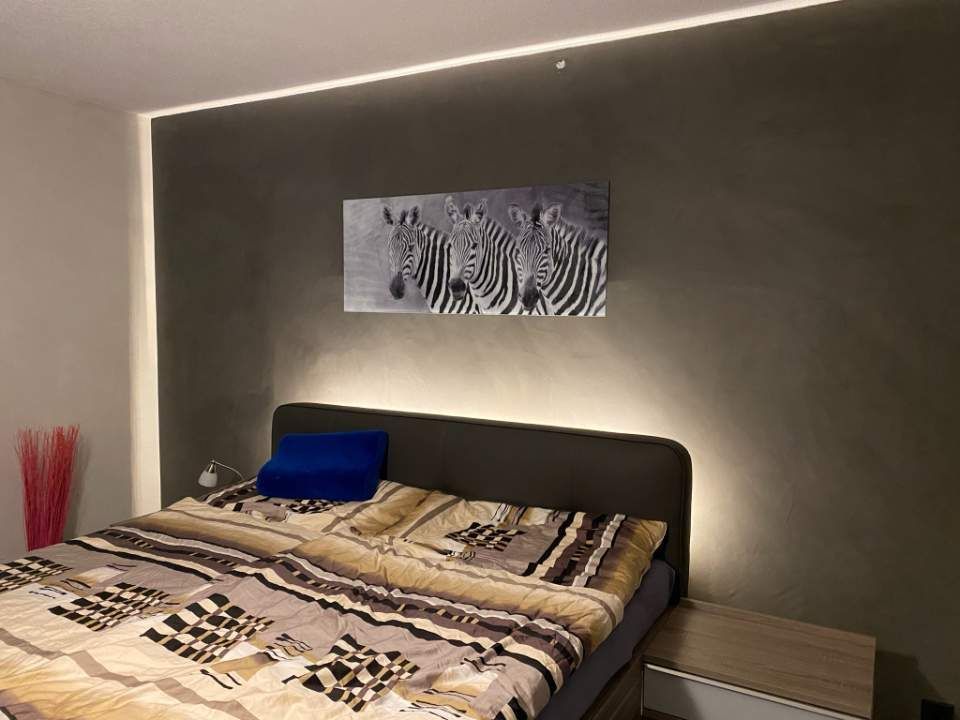 indirekt Beleuchtete Betonspachtelwand