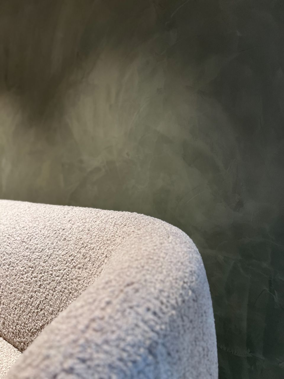 Wand verputzt mit Stuccopuro