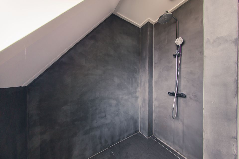 Beton Ciré in der Dusche