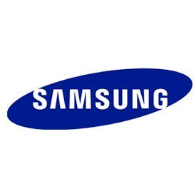 Logotipo de Samsung: texto blanco 