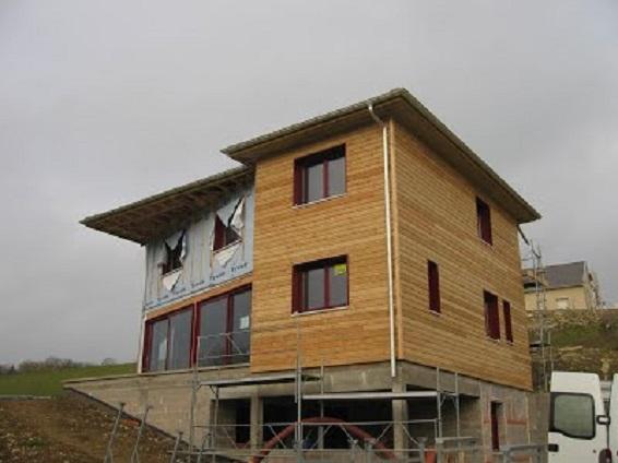 Maison ossature bois et bardage