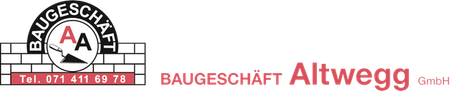 Logo transparenter Hintergrund - Baugeschäft Altwegg GmbH - Romanshorn