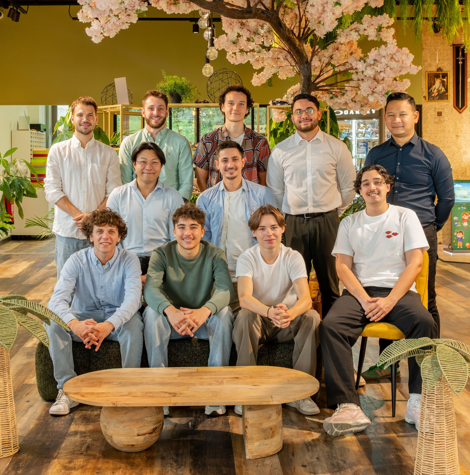 L'équipe de l'entreprise Les lunettes de Tipo