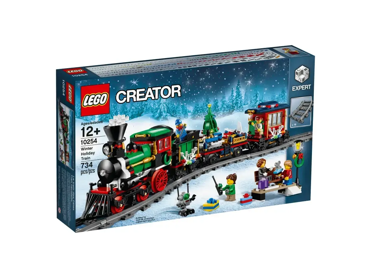 Selten Weihnachten Lego Weihnachtlich Winterwelt Winterlich Spielzeugladen alt Zug Lokomotive Weihnachtszug Creator Expert
