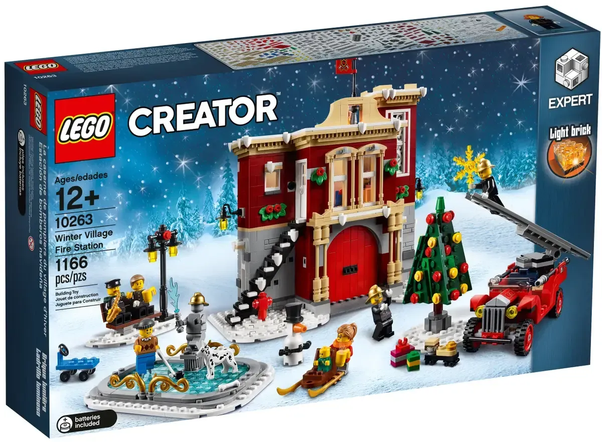 Selten Weihnachten Lego Weihnachtlich Winterwelt Winterlich Spielzeugladen alt feuerwehr Creator Expert