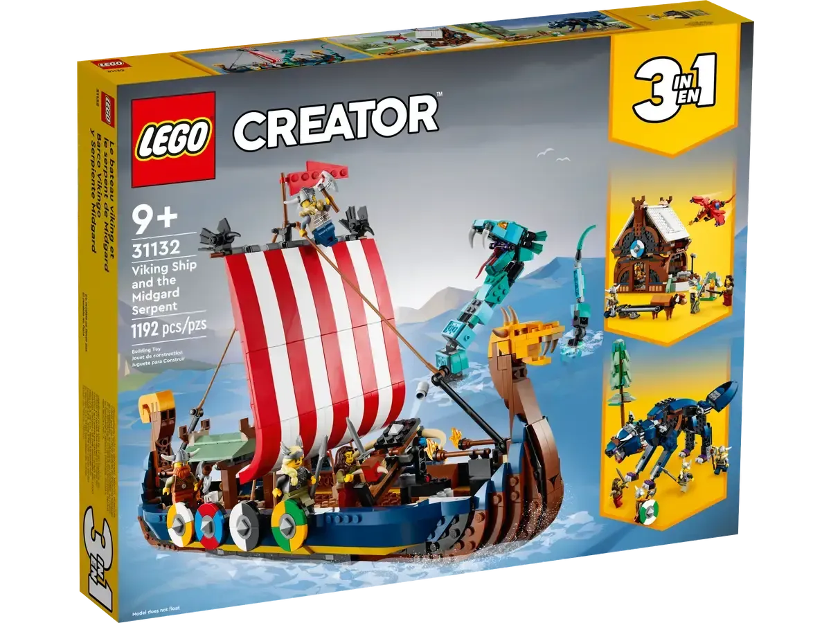 Lego alt selten wertvoll originalverpackt bauen Klemmbausteine Spielzeug Spielwaren Viking Ship