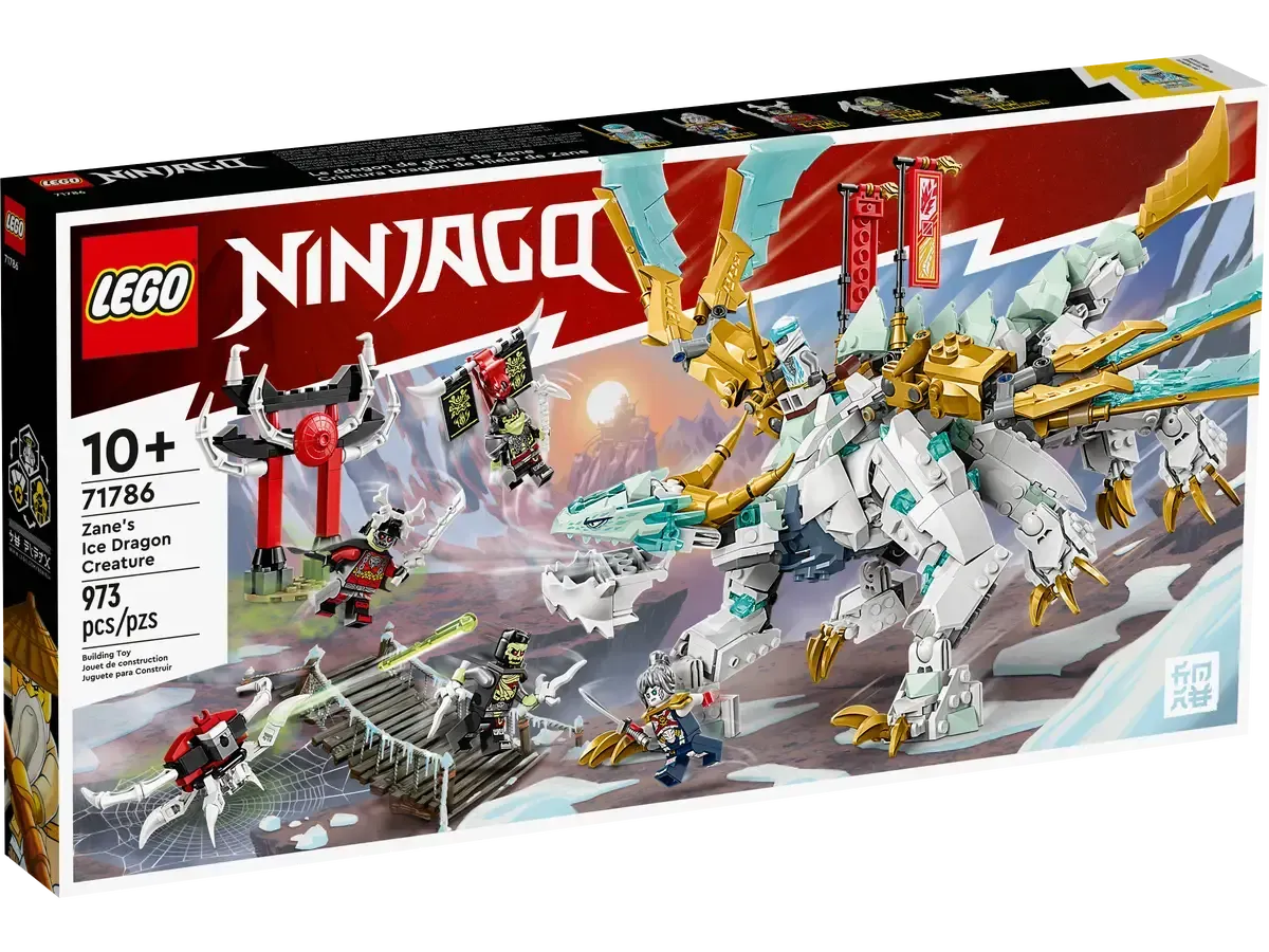 Ninjago 
Alte Sets
Lego 
Eisdrache
Lego Drache
Drache 
selten wertvoll originalverpackt bauen Klemmbausteine Spielzeug Spielwaren 
